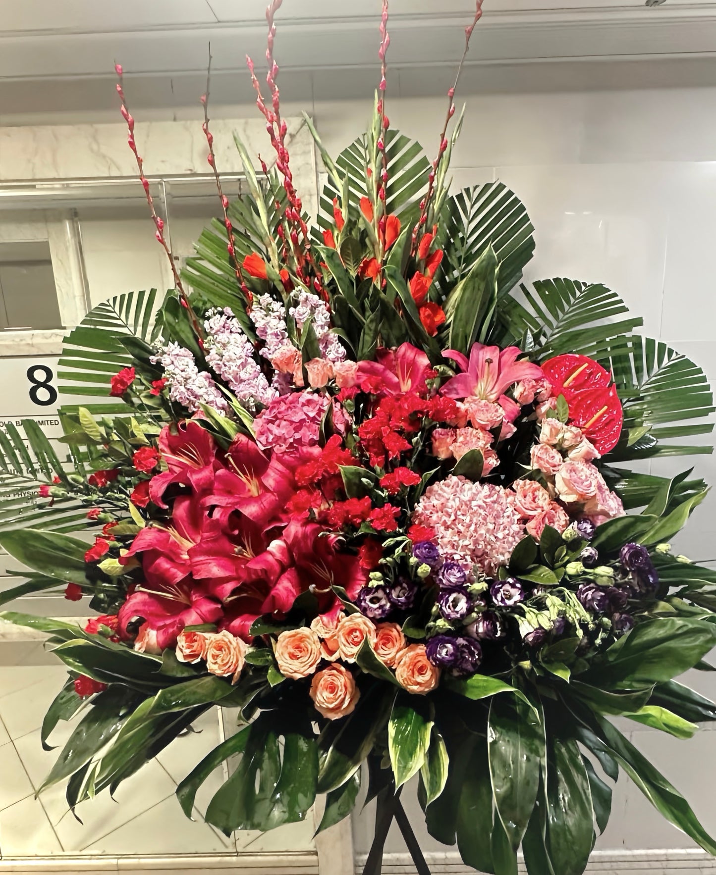 開張花籃-e09|開張花籃|開張花牌・開張花・花店 訂製服務|九龍花店 即日送達